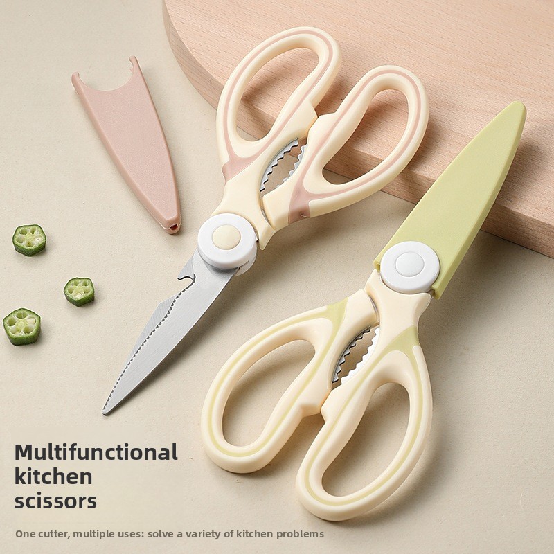 Baby Food Scissors - Multipurpose Stainless Steel Kitchen Shears Sharp