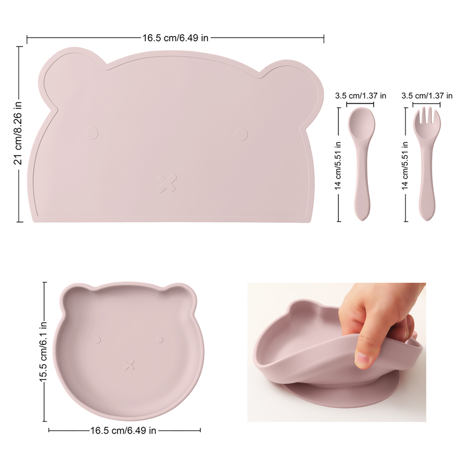 BPA Free 4PCS Silicone Childre - огляд і ціна Baby Food Menu